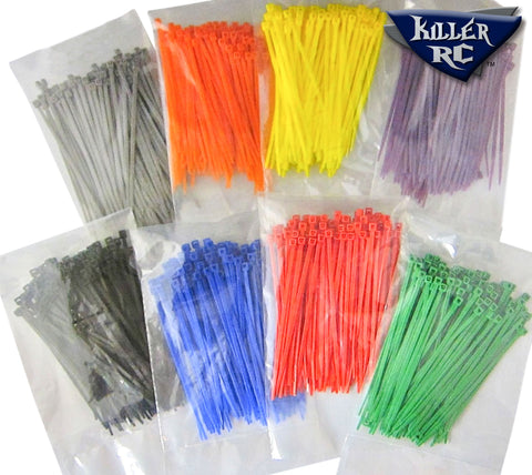 Cable Tie Kit / Zip Ties (100 pack) - Killer RC